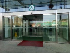 齐鲁软g园自动门安装案例